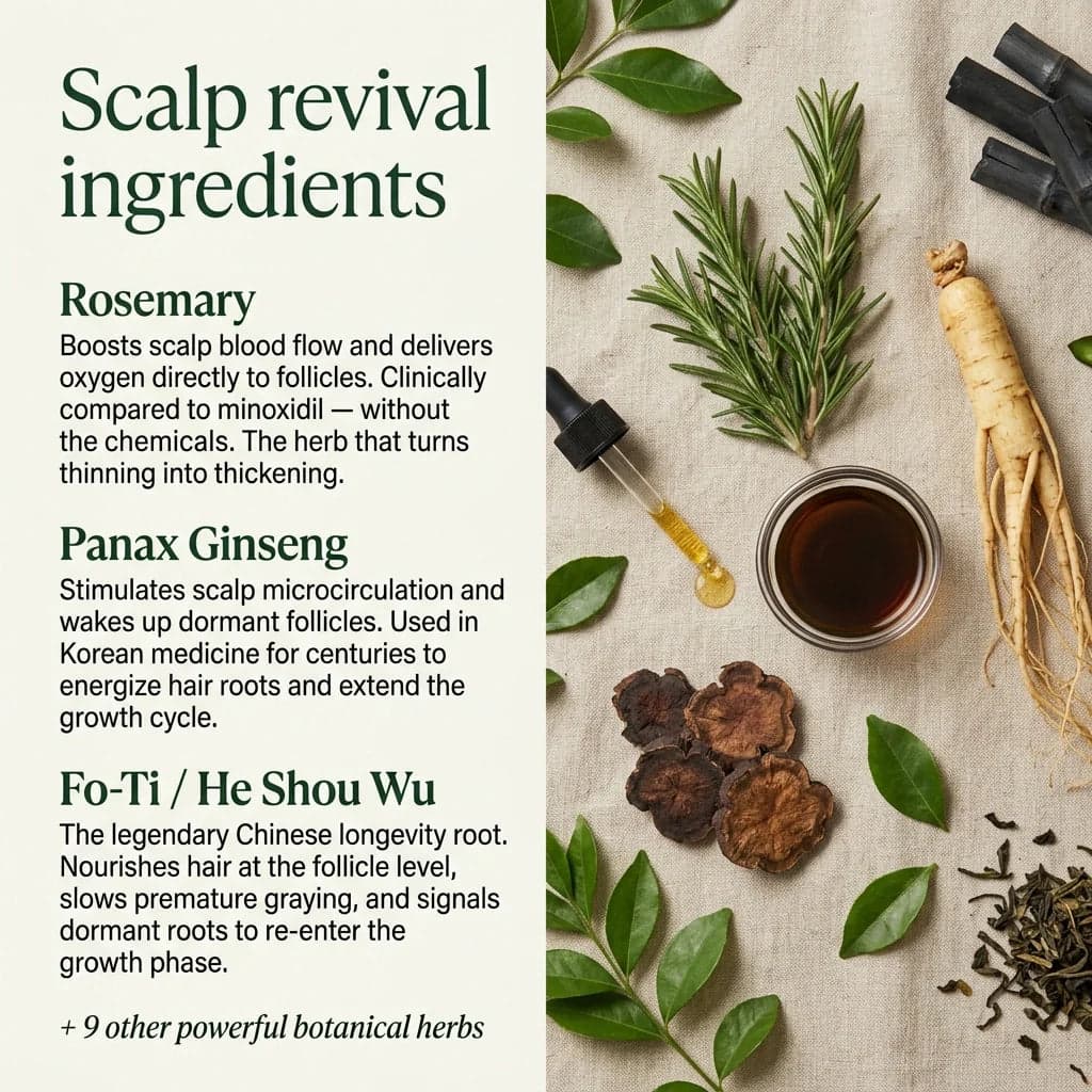 The bar's botanical ingredients laid out on linen